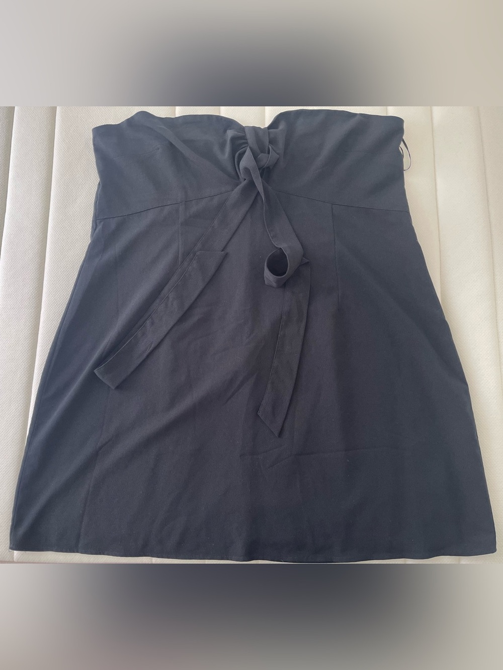 Abercrombie & Fitch Strapless Mini Dress in Black